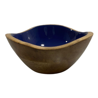 Indy Home Mango & Enamel Small Curve Bowls