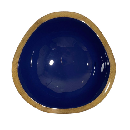 Indy Home Mango & Enamel Small Curve Bowls