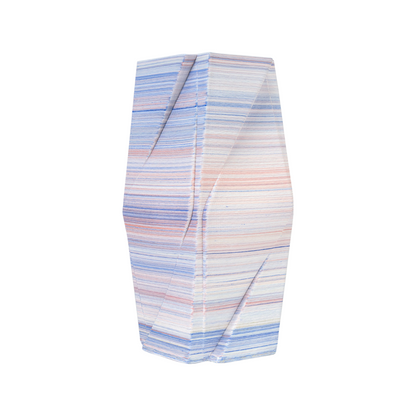 Wavy Porcelain Vase