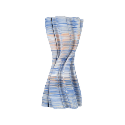 Wavy Porcelain Vase