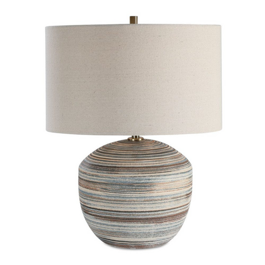 Striped Motif Table Lamp