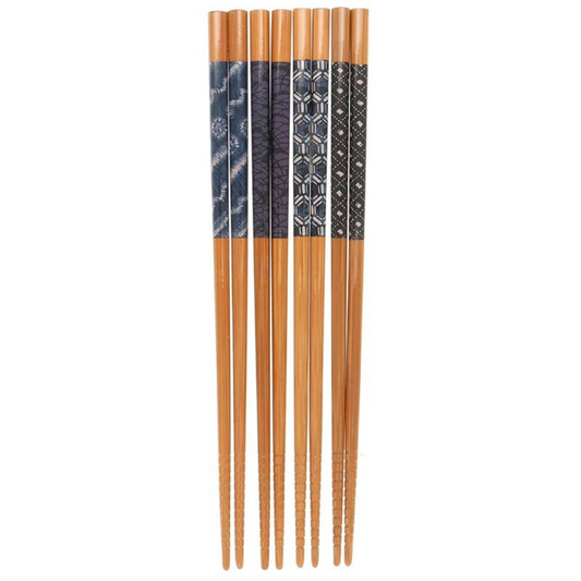 Assorted Bamboo Chopstick Set of 2