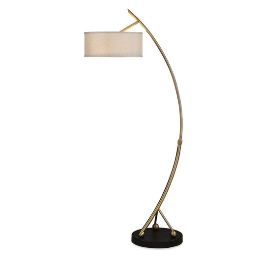 Curved Metal Floor Lamp