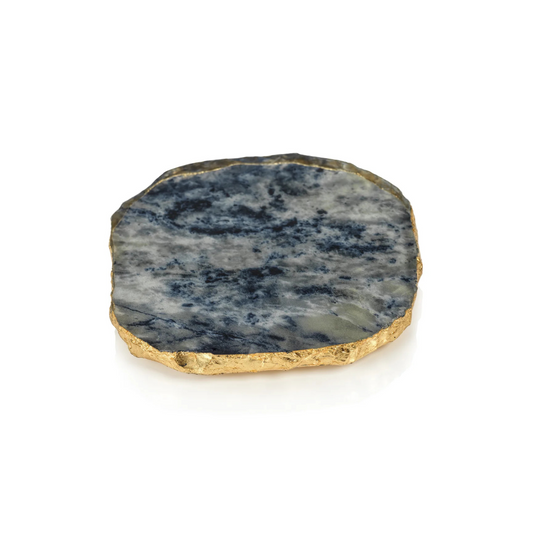 Agate Marble Glass Coasters (Set of 4)