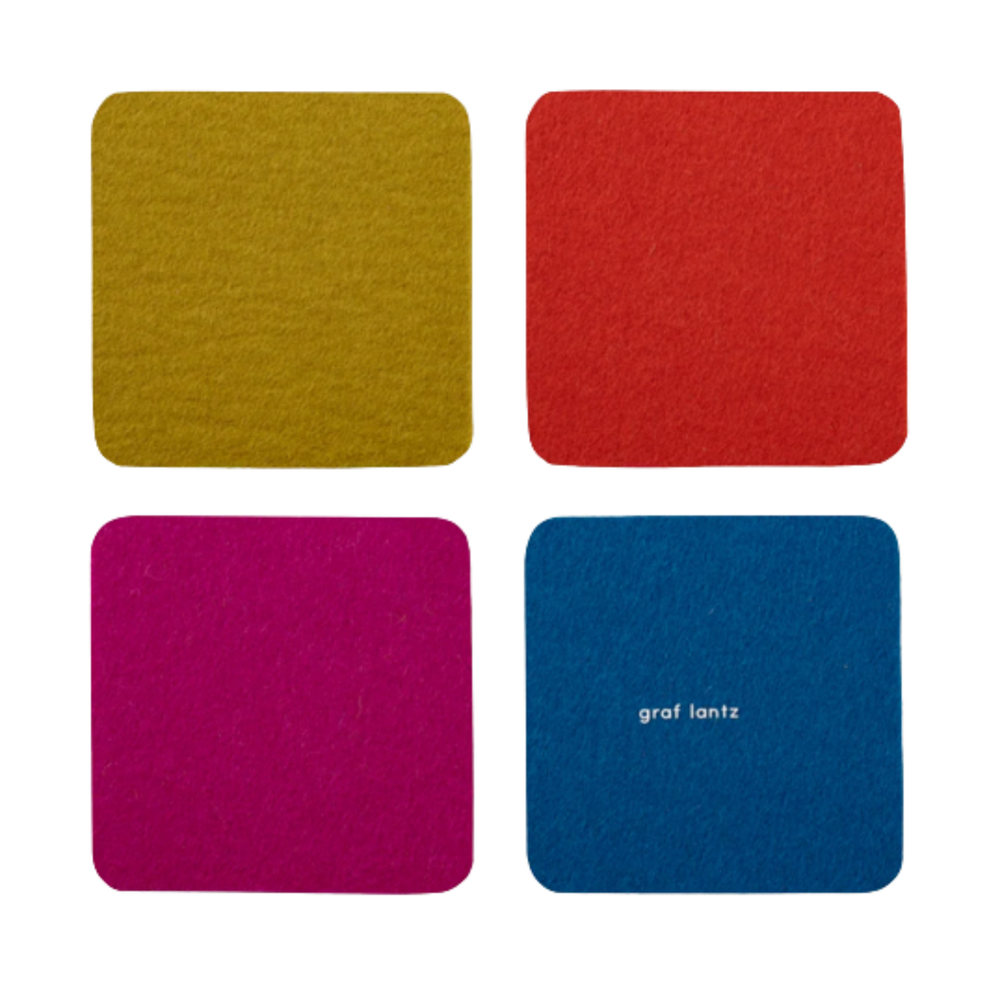 Merino Wool Coasters (Set of 4)