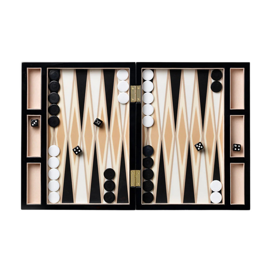 Lacquered Backgammon