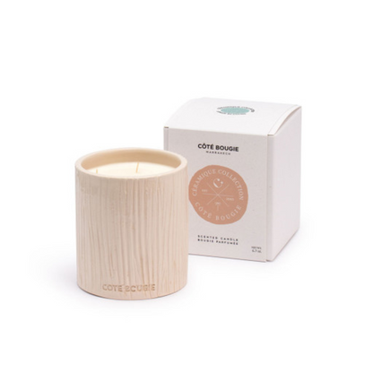 Striée Blanc Candles