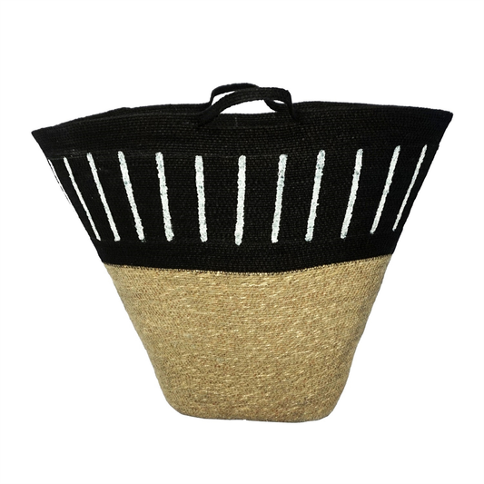 Tricolor Seagrass Basket