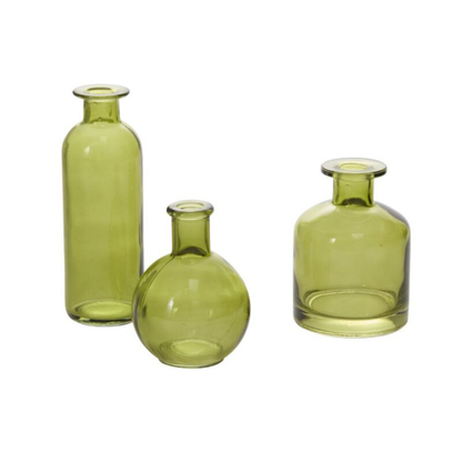 Glass Budvase (Set of 3)