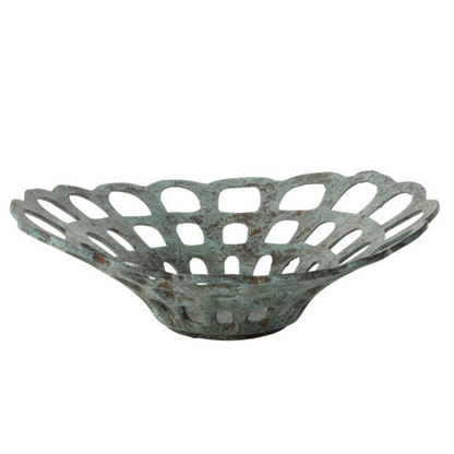 Cast Aluminum Decorative Bowl