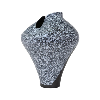 Tall Pebble Porcelain Vase