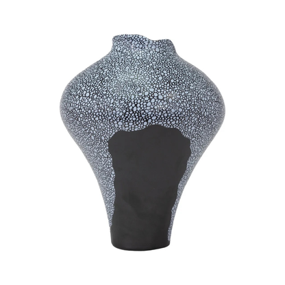 Tall Pebble Porcelain Vase