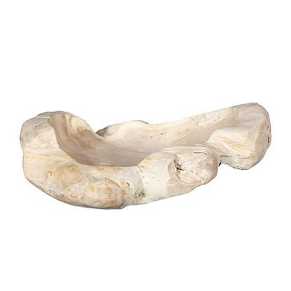 Bleached Teak Bowl