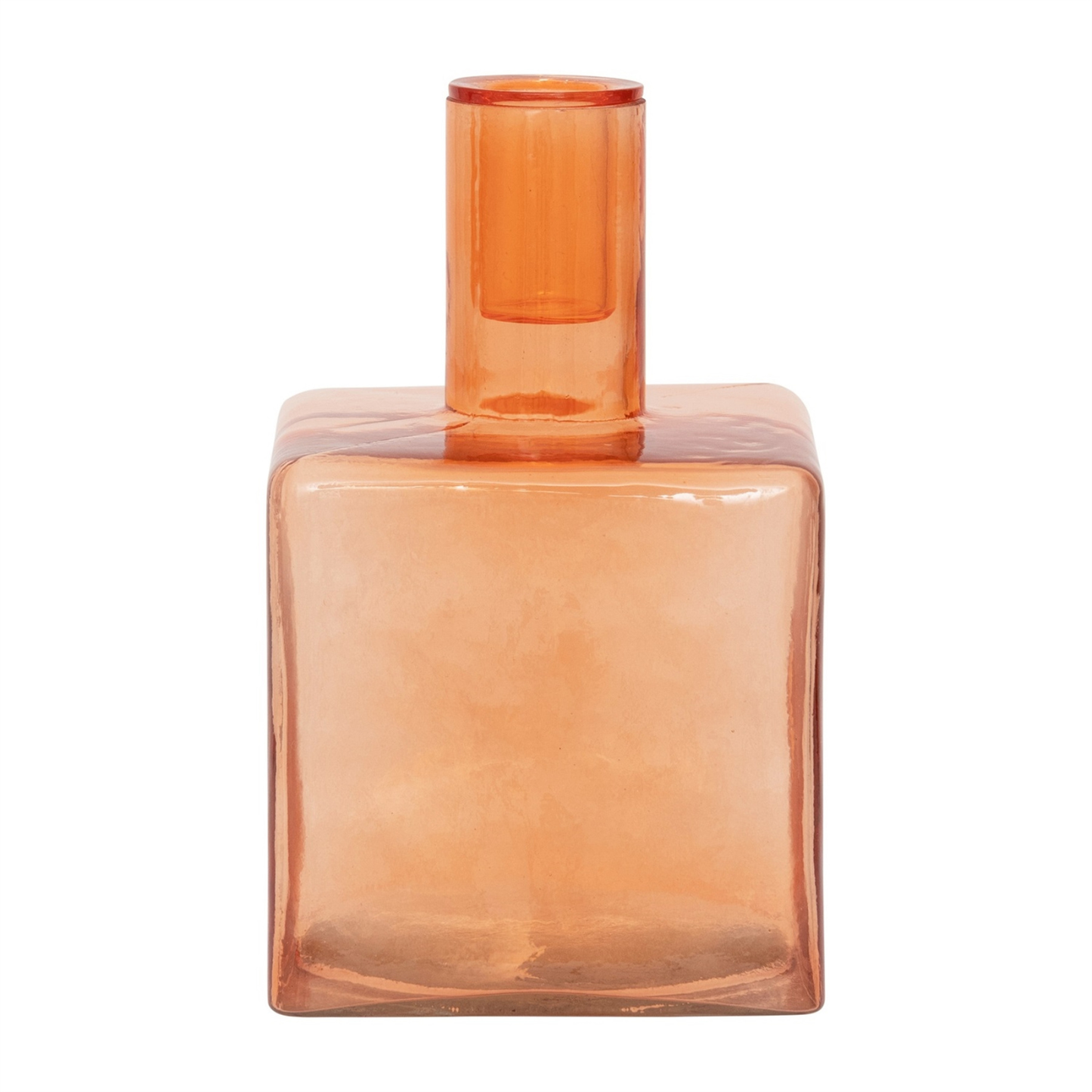 Cubico Recycled Glass Candle Holder