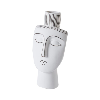 Face Ceramic Vase