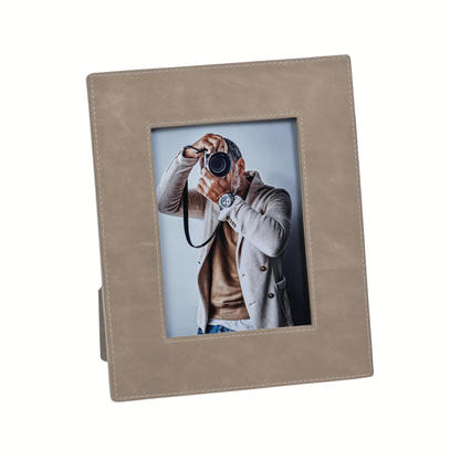 Mink Leather Photo Frame