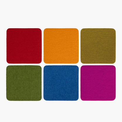 Merino Wool Coasters (Set of 6)