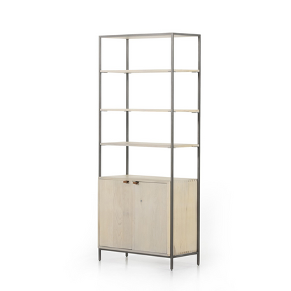 Poplar Modular Wide Bookcase