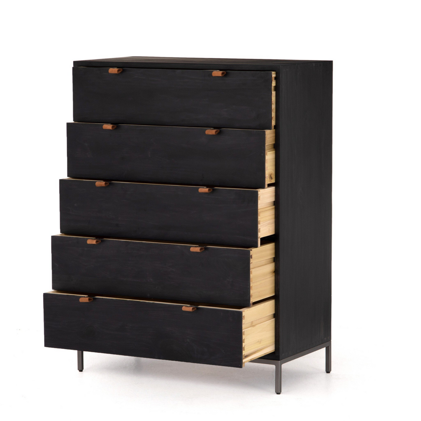 Poplar 5-Drawer Dresser