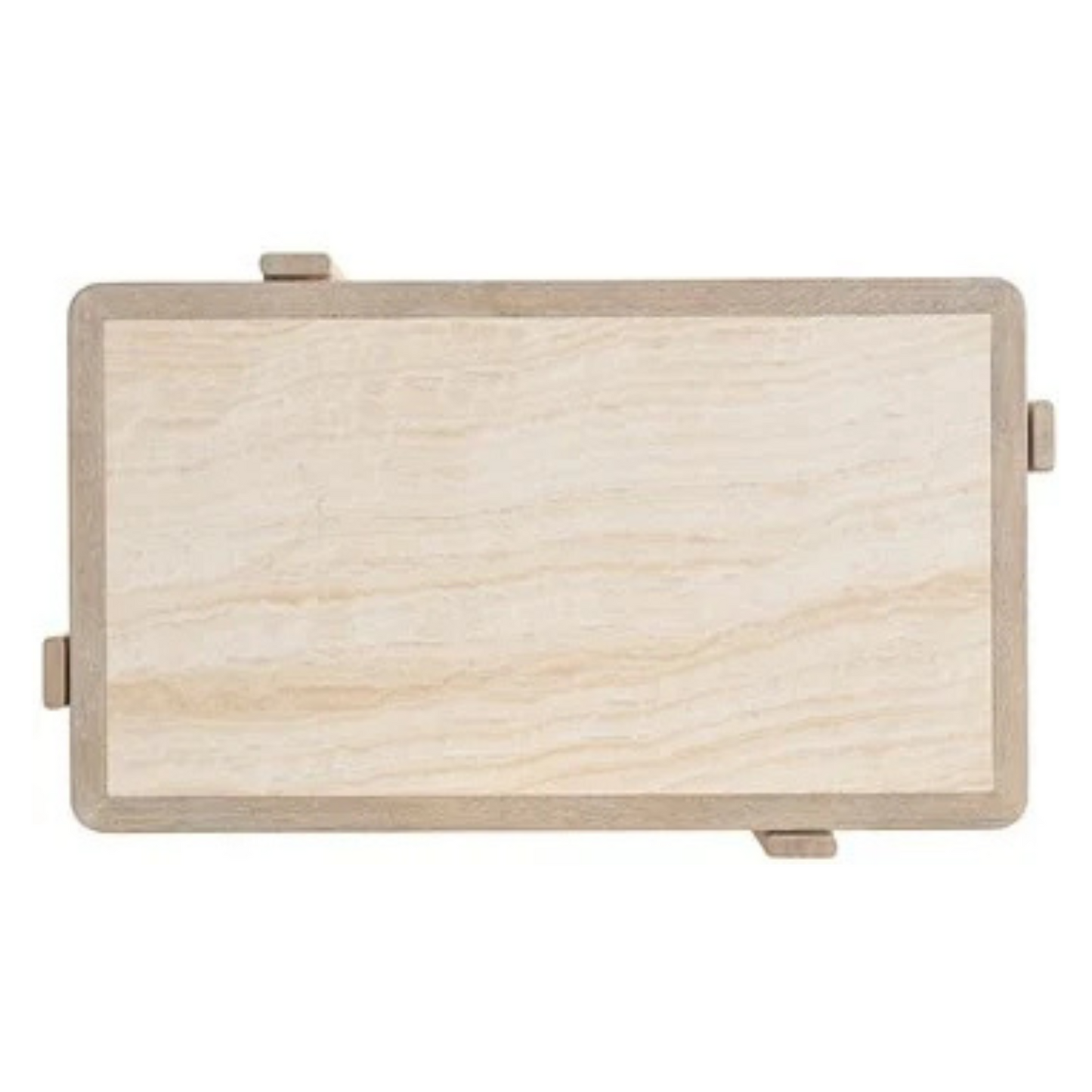 Wood & Stone Cocktail Table