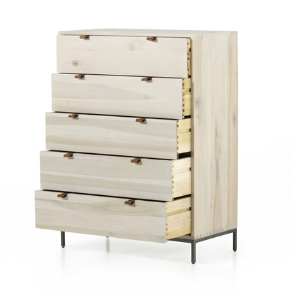 Poplar 5-Drawer Dresser