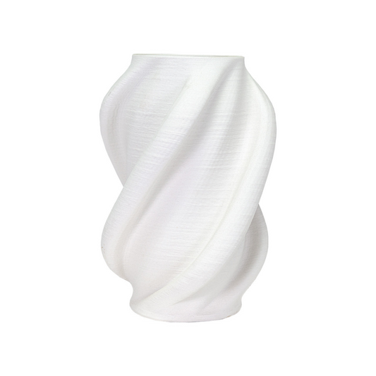 Swirl Porcelain Vase