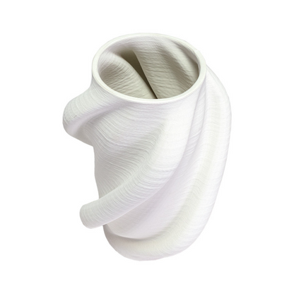 Swirl Porcelain Vase