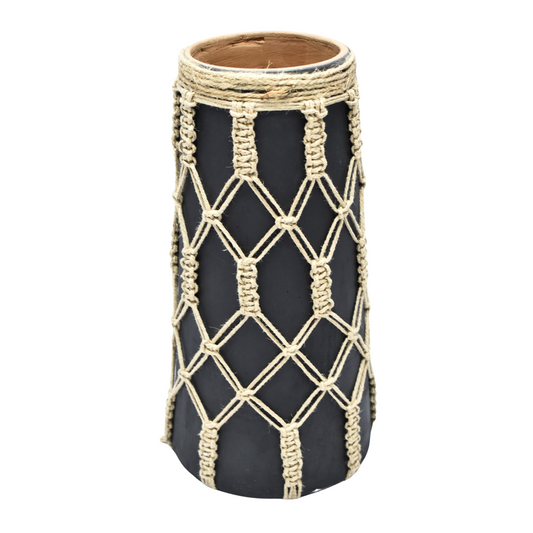 Clay & Jute Vase