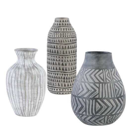Geometric Vases (Set of 3)