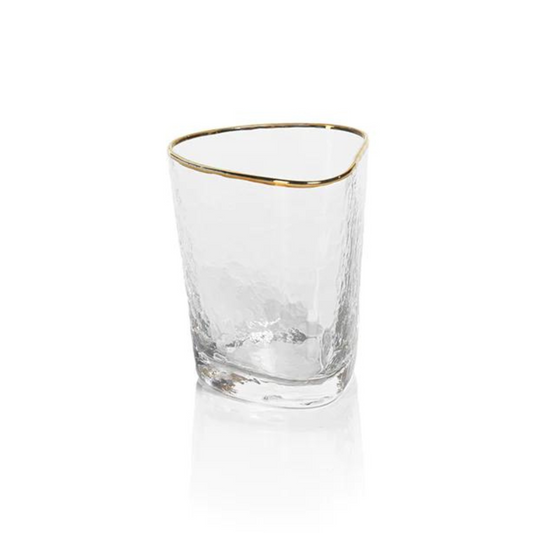 Triangular Double Old Fashioned Glass Set