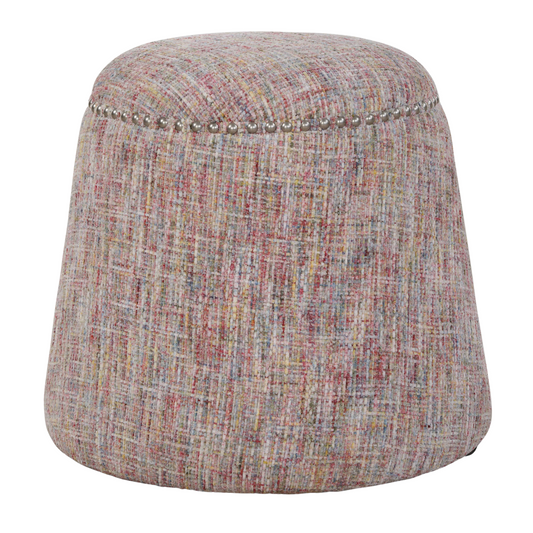 Chenille Ottoman