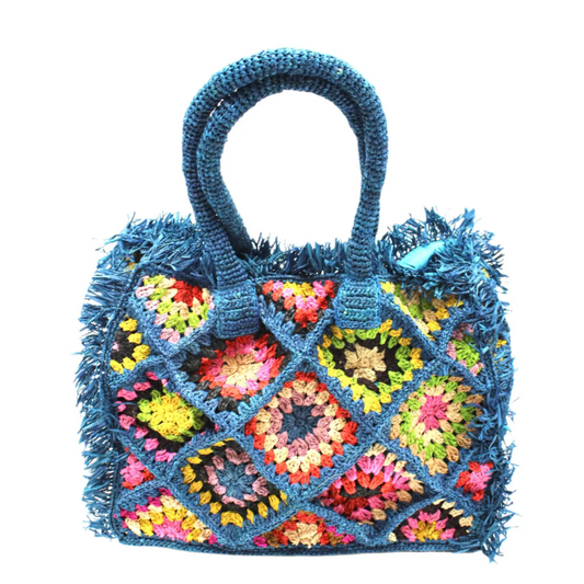 Crochet Fringe Hand Bag