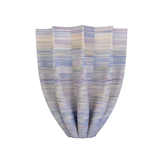 Wavy Porcelain Vase