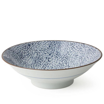 Aizome Mums Serving Bowl