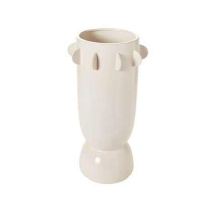 Footed Ceramic Vase
