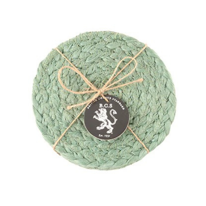 Silky Jute Coasters (Set of 4)