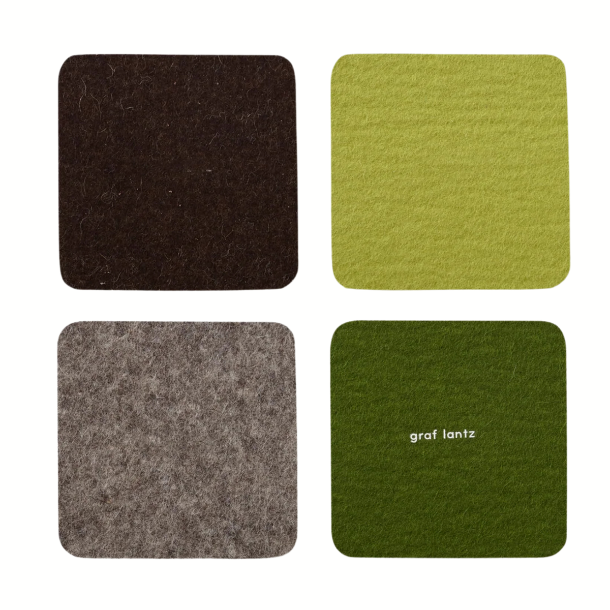 Merino Wool Coasters (Set of 4)