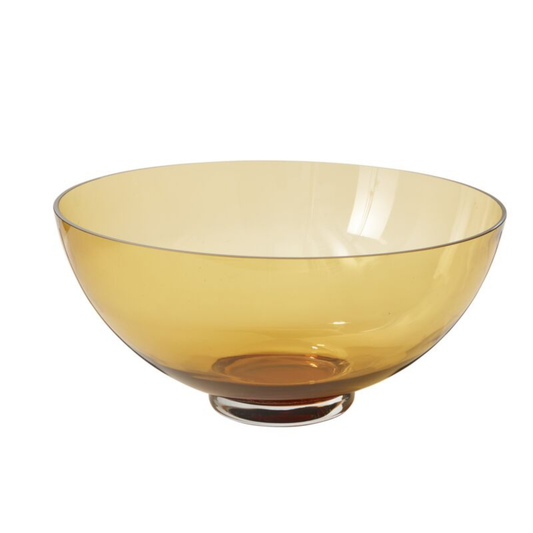 Mouth-Blown Glass Bowl