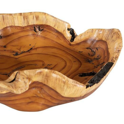 Faux Wood Bowl