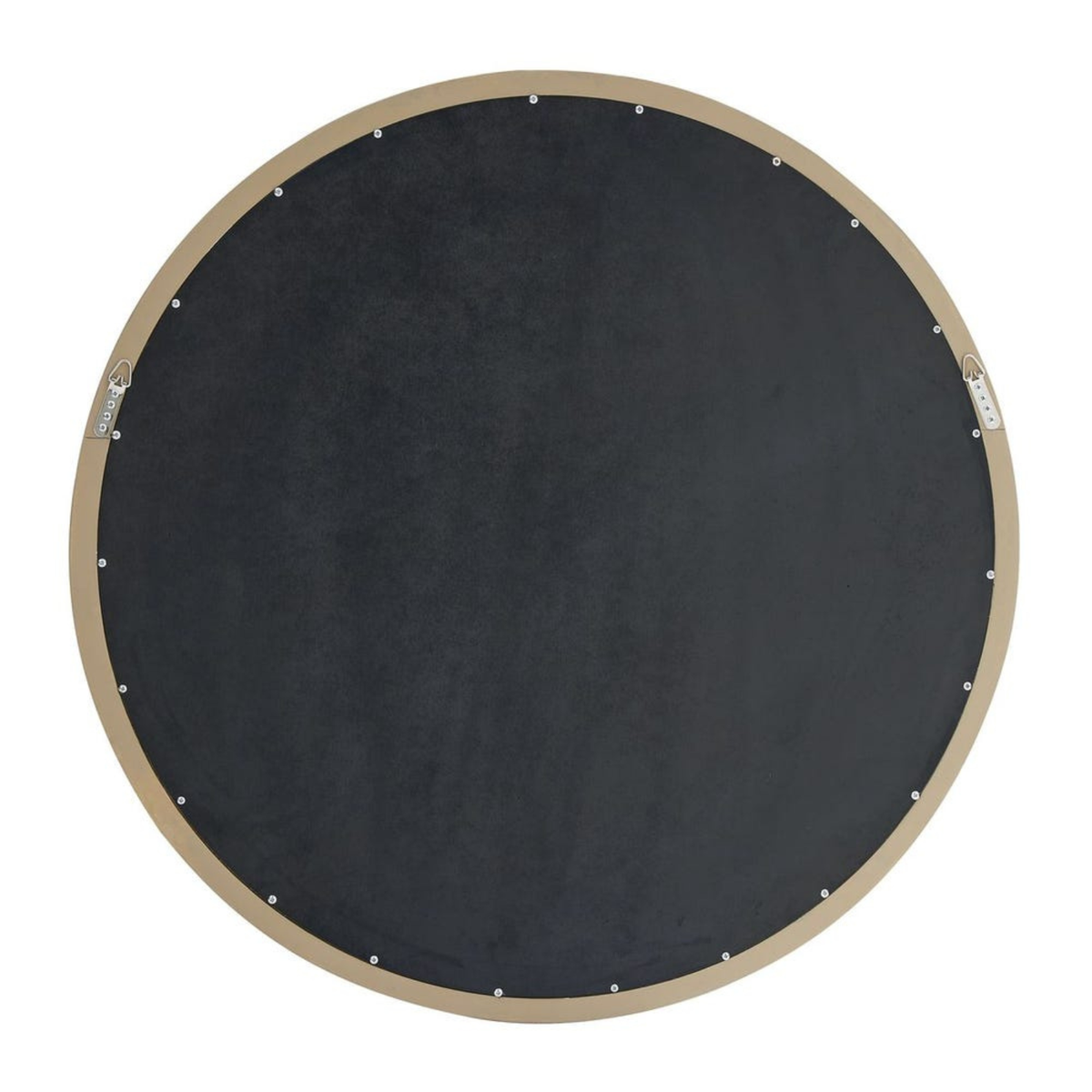 Twisted Wood Round Mirror