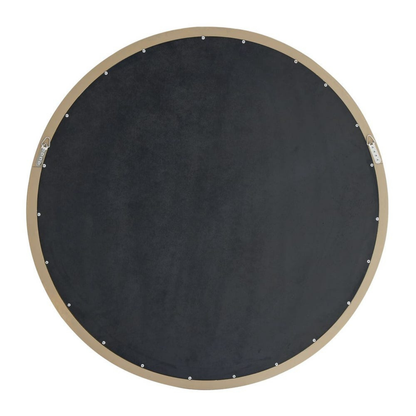 Twisted Wood Round Mirror