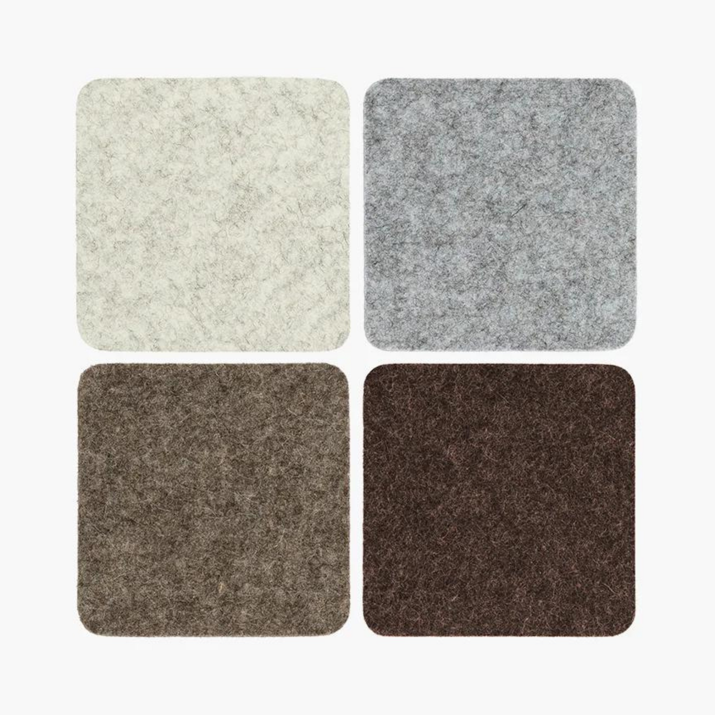 Merino Wool Coasters (Set of 4)