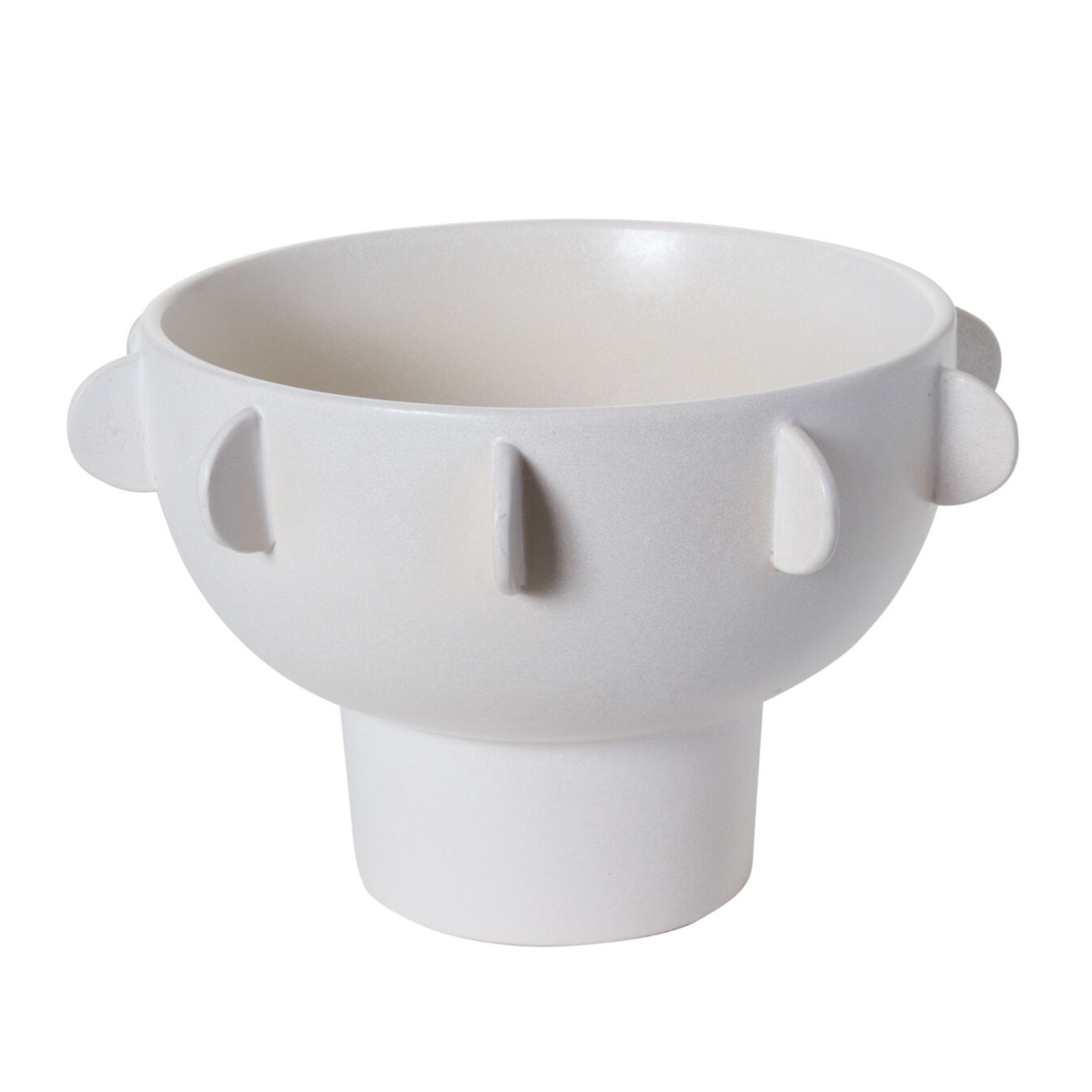 Large Footed Ceramic Bowl