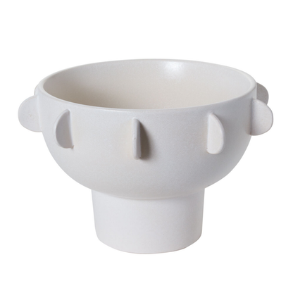 Large Footed Ceramic Bowl