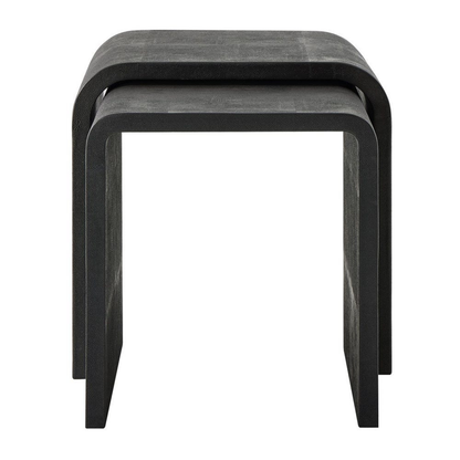 Wood Nesting Side Tables