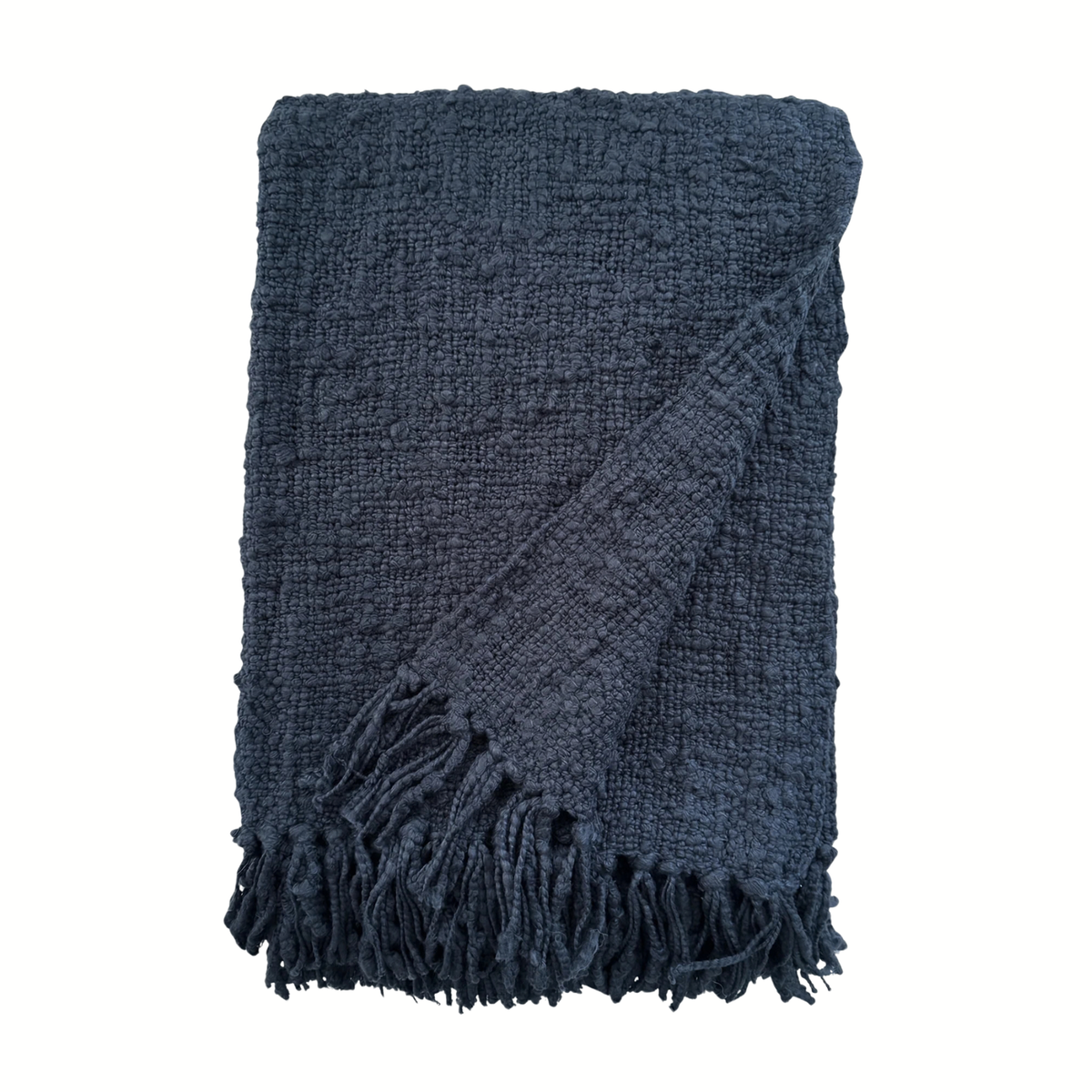 Soft Boucle Cotton Throw