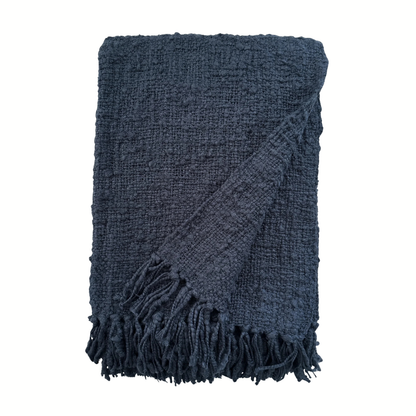 Soft Boucle Cotton Throw