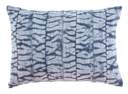 Tie-Dye Patchwork Lumbar Pillow