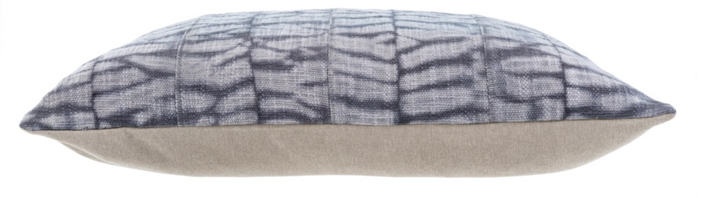 Tie-Dye Patchwork Lumbar Pillow
