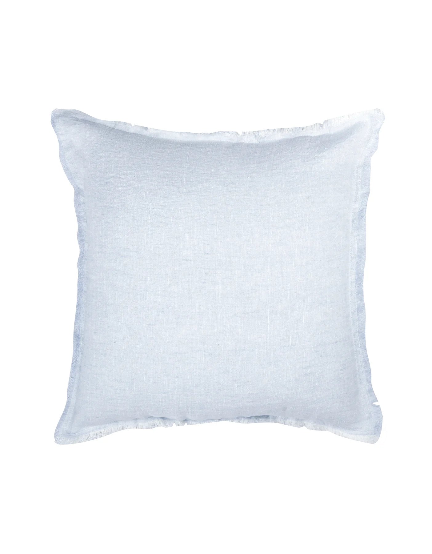 Soft Linen Fringe Pillow